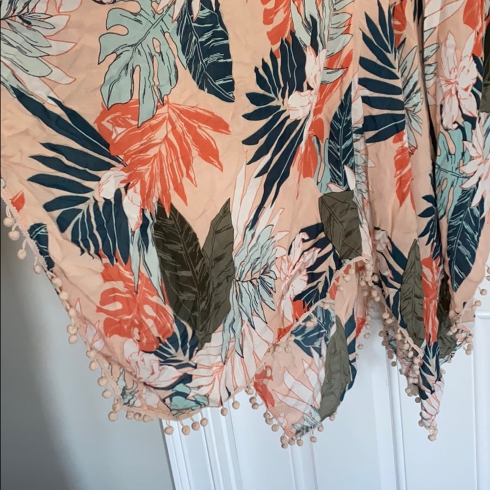 Floral dress/beach cover-up